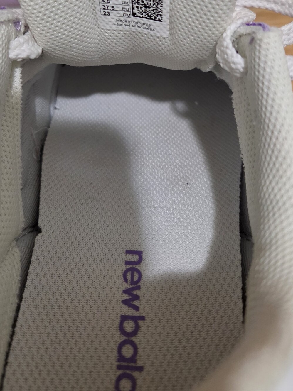 New Balance 515 Kids Youth Size 5 Purple White Running Shoes Sneakers GC515BL - Picture 10 of 14